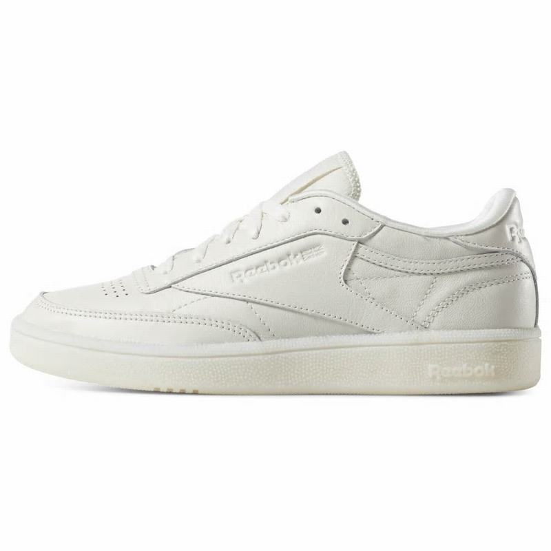 Tenisi Reebok Club C 85 Dama Albi Romania PE4884BQ